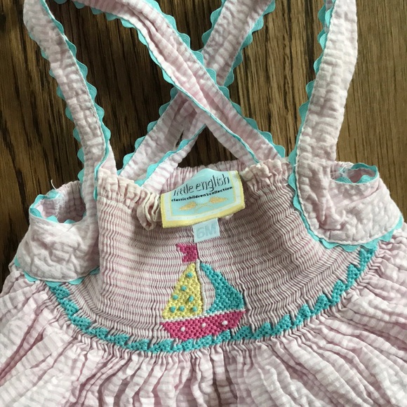 Smocked Sailboat Bubble Outfit - Picture 4 of 5